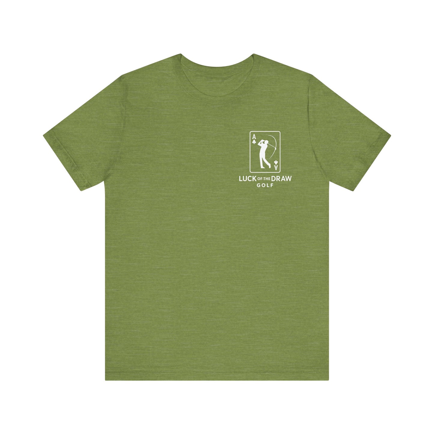 Luck of the Draw Golf T-Shirt - Unisex Short Sleeve Tee