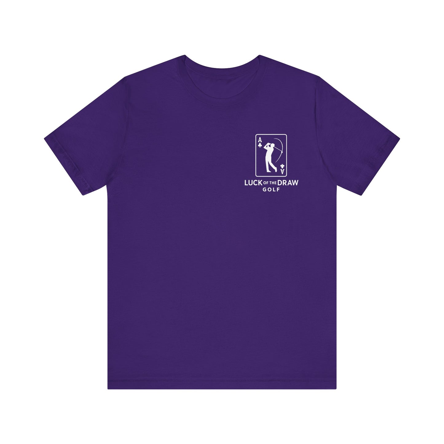 Luck of the Draw Golf T-Shirt - Unisex Short Sleeve Tee